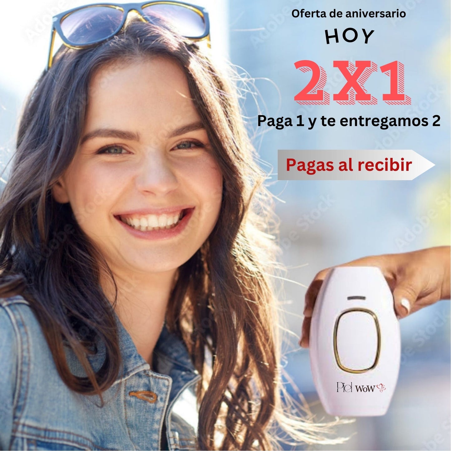 2x1 Depiladora IPL Piel Wow® PRO (paga una y te entregamos dos)